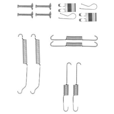 Kit accessori, ganasce freno HELLA 8DZ 355 201-031