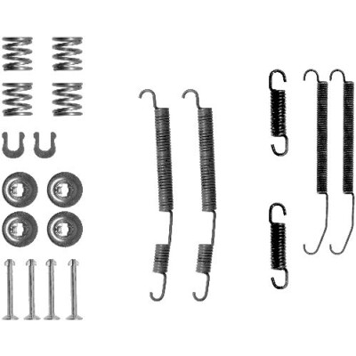 Kit accessori, ganasce freno HELLA 8DZ 355 201-071