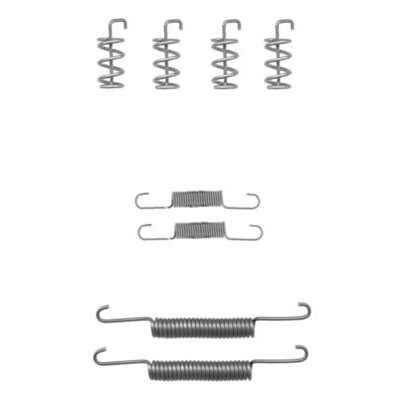 Kit accessori, ganasce freno di stazionamento HELLA 8DZ 355 201-851