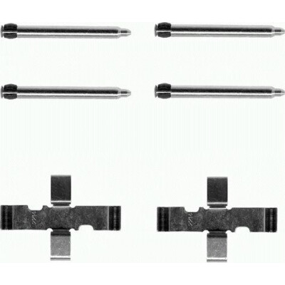 Kit accessori, pastiglie freno HELLA 8DZ 355 202-281