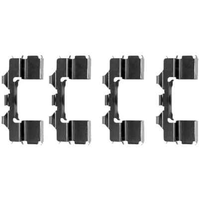 Kit accessori, pastiglie freno HELLA 8DZ 355 202-301