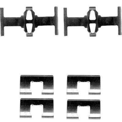 Kit accessori, pastiglie freno HELLA 8DZ 355 202-571