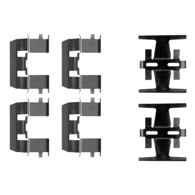 Kit accessori, pastiglie freno HELLA 8DZ 355 202-601