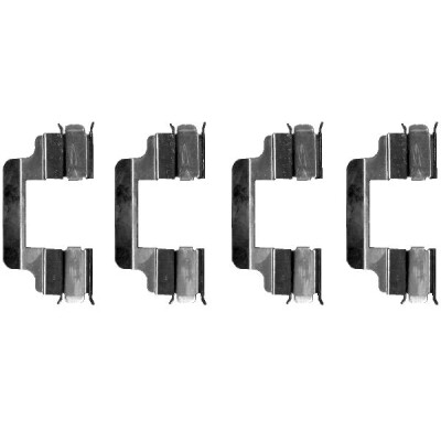 Kit accessori, pastiglie freno HELLA 8DZ 355 202-701