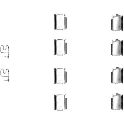 Kit accessori, pastiglie freno HELLA 8DZ 355 202-791