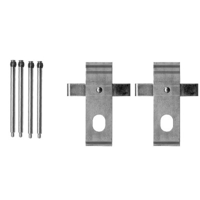Kit accessori, pastiglie freno HELLA 8DZ 355 203-111