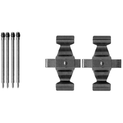Kit accessori, pastiglie freno HELLA 8DZ 355 203-121