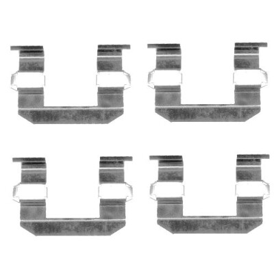Kit accessori, pastiglie freno HELLA 8DZ 355 203-131