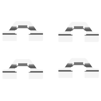 Kit accessori, pastiglie freno HELLA 8DZ 355 203-231