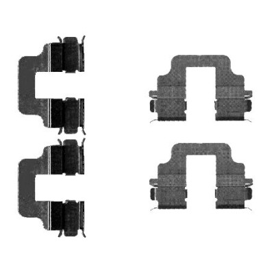 Kit accessori, pastiglie freno HELLA 8DZ 355 203-291