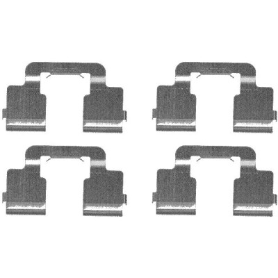 Kit accessori, pastiglie freno HELLA 8DZ 355 203-341