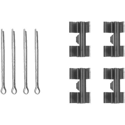 Kit accessori, pastiglie freno HELLA 8DZ 355 203-451