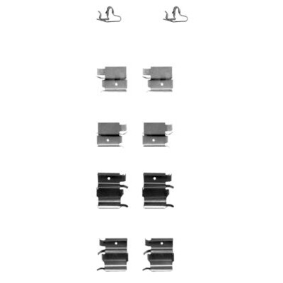 Kit accessori, pastiglie freno HELLA 8DZ 355 203-861