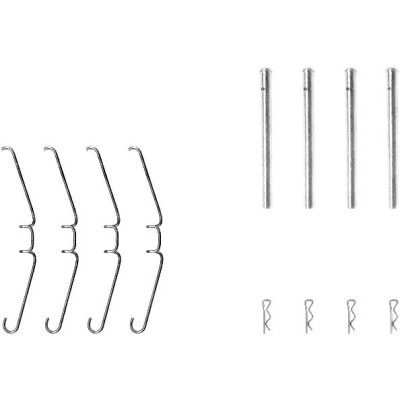 Kit accessori, pastiglie freno HELLA 8DZ 355 204-011