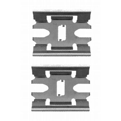 Kit accessori, pastiglie freno HELLA 8DZ 355 204-071