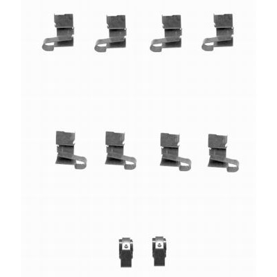 Kit accessori, pastiglie freno HELLA 8DZ 355 204-081