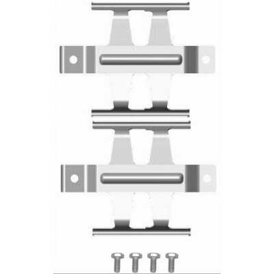 Kit accessori, pastiglie freno HELLA 8DZ 355 204-121