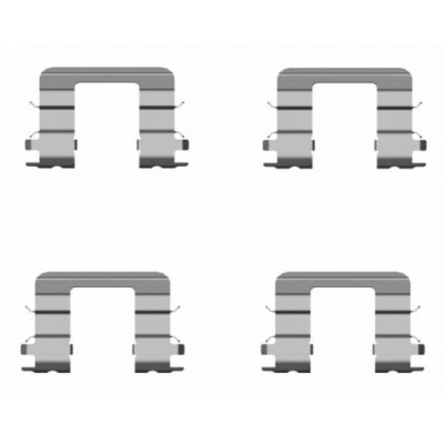 Kit accessori, pastiglie freno HELLA 8DZ 355 204-131