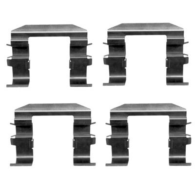Kit accessori, pastiglie freno HELLA 8DZ 355 204-491