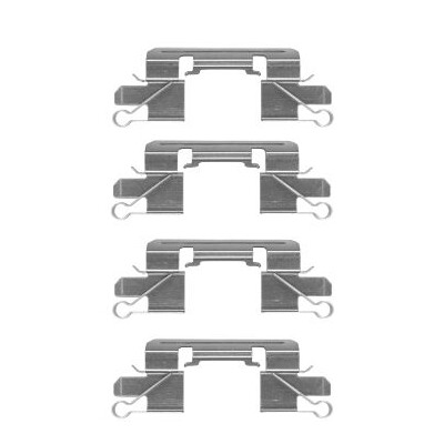 Kit accessori, pastiglie freno HELLA 8DZ 355 204-941
