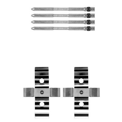 Kit accessori, pastiglie freno HELLA 8DZ 355 205-261