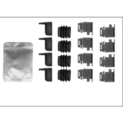Kit accessori, pastiglie freno HELLA 8DZ 355 206-001