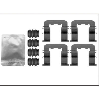 Kit accessori, pastiglie freno HELLA 8DZ 355 206-201