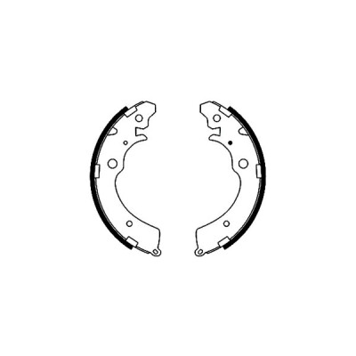 Set di ganasce freno HELLA 8DB 355 001-481