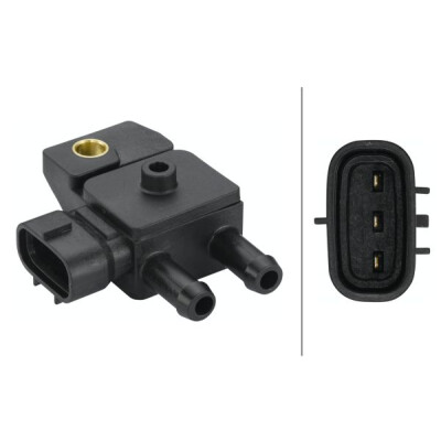 Sensore, pressione gas di scarico HELLA 6PP 009 409-311