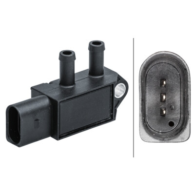 Sensore, pressione gas di scarico HELLA 6PP 009 409-621