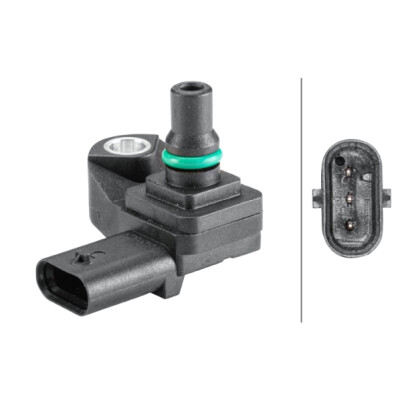 Sensore, pressione collettore di aspirazione HELLA 6PP 358 152-401