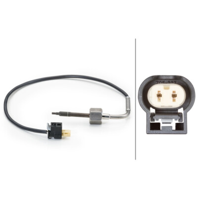 Sensore, temperatura gas di scarico HELLA 6PT 014 494-011