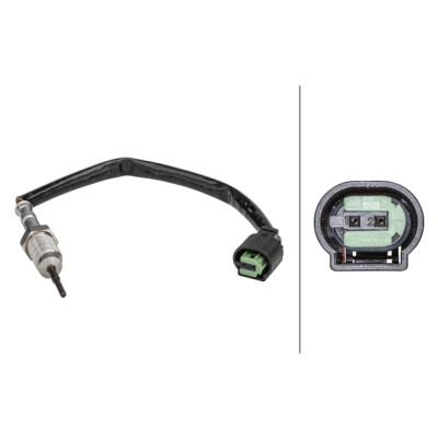 Sensore, temperatura gas di scarico HELLA 6PT 358 181-271