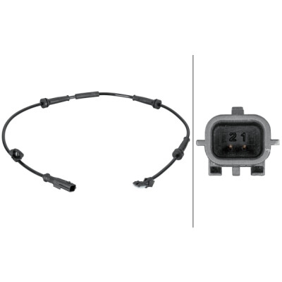 Sensore, velocità ruota HELLA 6PU 012 806-681