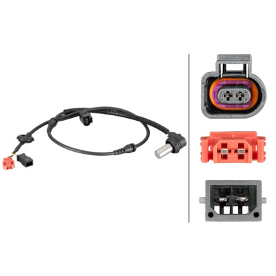 Sensore, velocità ruota HELLA 6PU 012 806-921
