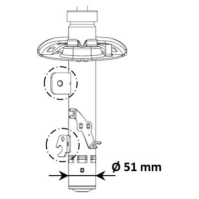 Ammortizzatore KYB 3338055