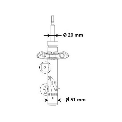 Ammortizzatore KYB 3338058