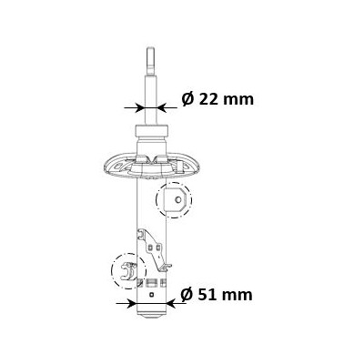 Ammortizzatore KYB 3338060