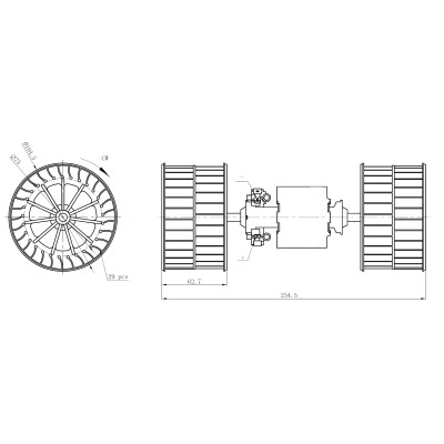 Ventilatore da cabina NRF 34284