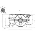 Ventola, Raffreddamento motore NRF 47878