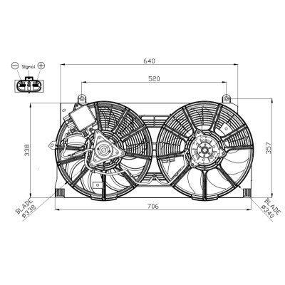 Ventola, Raffreddamento motore
