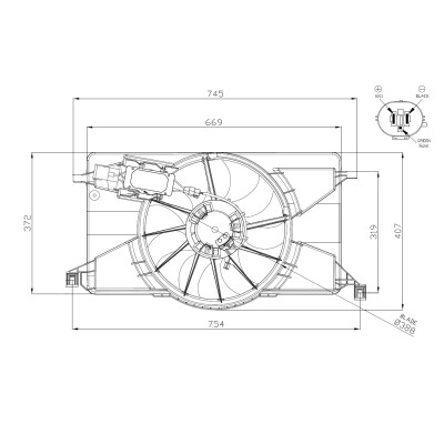 Ventola, Raffreddamento motore