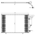 Condensatore, aria condizionata NRF 350456