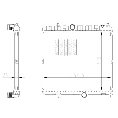 Radiatore, Raffreddamento motore