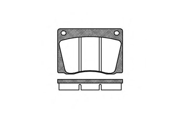 Set di 4 pastiglie freno ROADHOUSE 2037,00