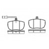 Set di 4 pastiglie freno ROADHOUSE 2056.11