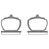 Set di 4 pastiglie freno ROADHOUSE 2058.10