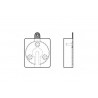 Set di 4 pastiglie freno ROADHOUSE 2059,00
