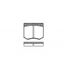 Set di 4 pastiglie freno ROADHOUSE 2063.00