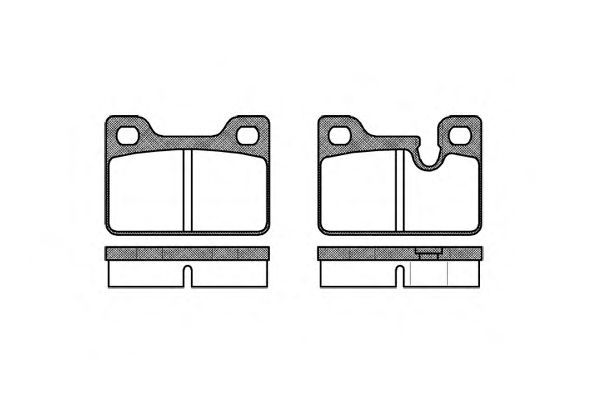 Set di 4 pastiglie freno ROADHOUSE 2113,00
